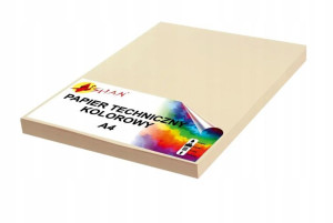 Papier techniczny A4 200g kremowy2 50 arkuszy