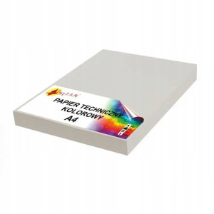 Papier techniczny A4 240g szary 50 arkuszy