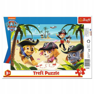 Puzzle ramkowe Przyjaciele z Psiego Patrolu Piraci