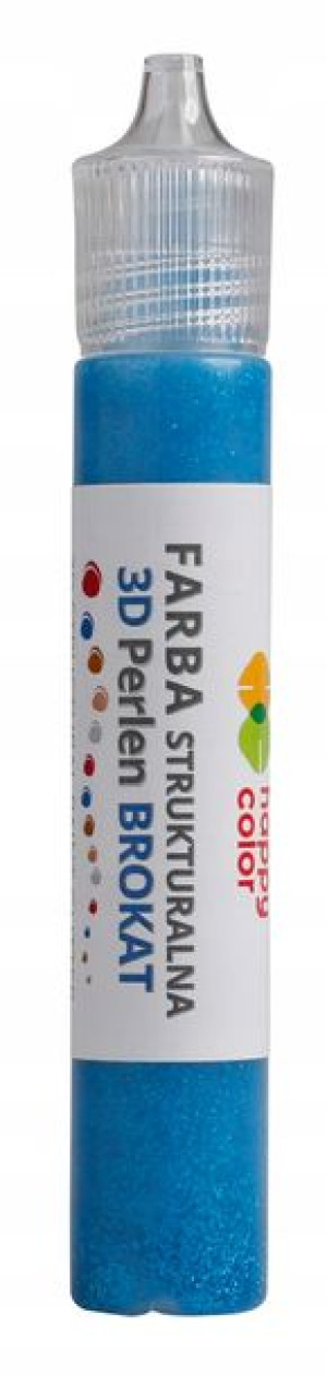 Farba strukturalna 3D HappyC brokat niebieski