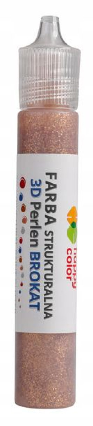 Farba strukturalna 3D HappyC brokat szampański