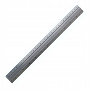 Linijka metalowa aluminiowa 30 cm Shan