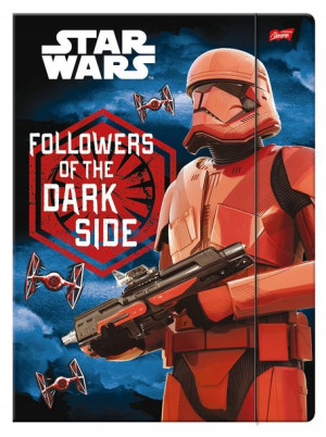 Teczka lakierowana z gumką A4 Star Wars Unipap