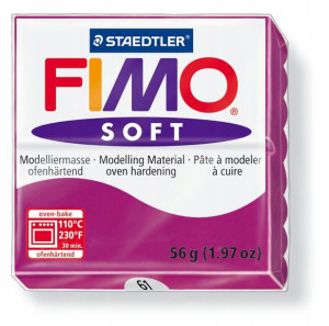 Masa termoutwardzalna FIMO SOFT 57g fioletowa