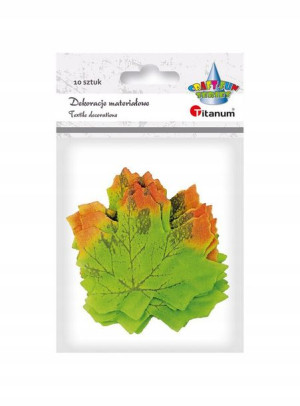 Ozdoba materiałowa Liście klonu Titanum Craft-Fun