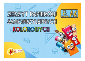 Zeszyt papierów samoprzylepny A4 8k Shan