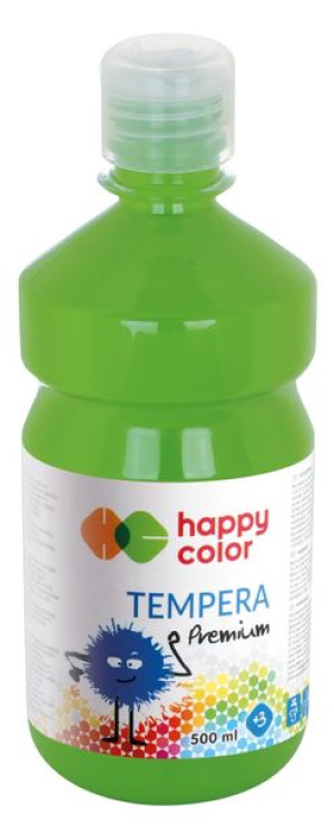 Farba tempera 1000 ml Happy Color zielona oliwkowa