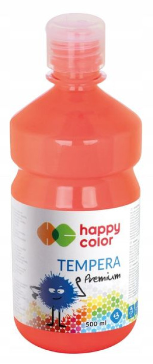 Farba tempera 1000 ml Happy Color koralowa