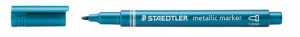 Marker metalic Staedtler niebieski