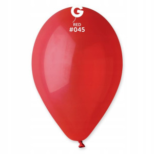 Balony 26 cm. pastelowe 100 szt czerwone - 45