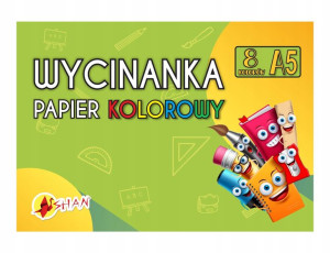 Papier Zeszyt do wycinanek A5 8 arkuszy