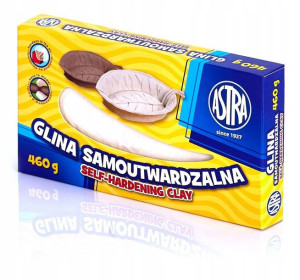 Glina samoutwardzalna Astra Biała