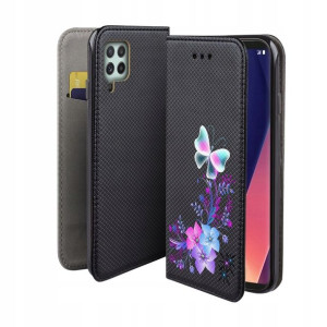 Etui Z Klapką Do Samsung Galaxy A22 4g Wzór Motyl