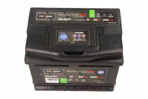 Akumulator 12v 60ah 560a L- 242x175x175 Efb Z Systemem Start Stop Maxgear