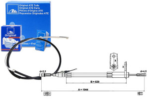 Linka Hamulca Ręcznego Mercedes Sl (r129) 2.8-7.3