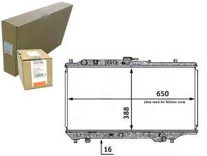 Chłodnica Silnika Behr Hella B61s15200a B61s15200b