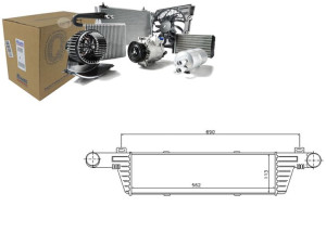 Intercooler Mercedes E T-model (s210) E (vf210) E