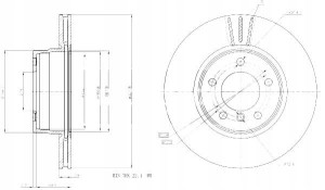 Tarcze Ham. 2szt Bmw P. E60 E61 Maxgear