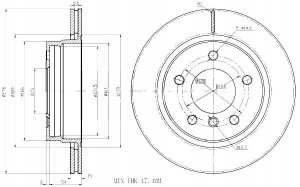 Tarcze Ham. 2szt Bmw T. E46 95- 276mm Went Maxgear