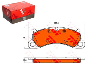 Klocki Hamulcowe Porsche Przód 911 11- Trw