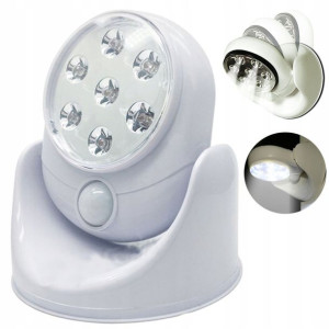 Lampka 7 Led Bezprzewodowa Z Czujnikiem Ruchu 360