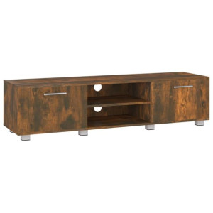 Szafka pod TV, przydymiony dąb, 140x40x35 cm