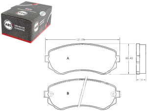 Klocki Hamulcowe Nissan Almera 97-99 A.b.s.