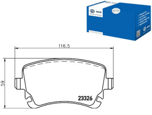 Klocki Hamulcowe Hella Pagid 4f0698451 4b3698451a