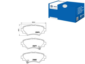 Klocki Hamulcowe Hella Pagid B4y02648zb B4y02648za