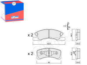 Klocki Hamulcowe Daihatsu Cuore 03- Cifam