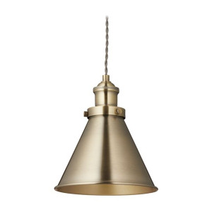 Industrialna lampa wisząca złota Relaxdays