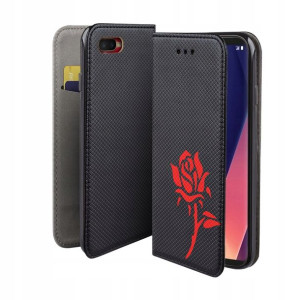 Etui Z Klapką Do Oppo Rx17 Neo Smart Magnet Róża