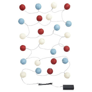 IKEA SOMMARLANKE Girlanda LED, 24 lampki na baterie