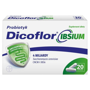 Dicoflor Ibsium Probiotyk Jelito Wrażliwe 20 Kaps.