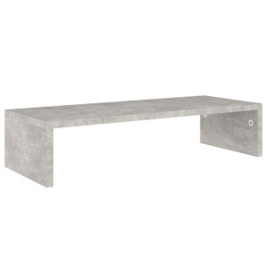 Podstawka pod monitor, betonowa szarość, 60x23,5x12 cm