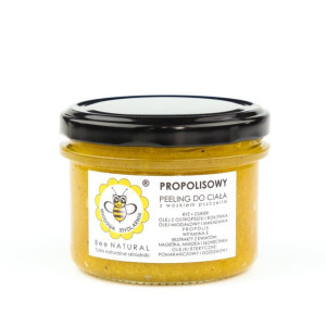 Miodowa Mydlarnia, naturalny peeling do ciała PROPOLISOWY, 200g