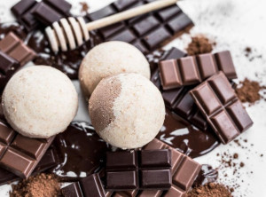Ministerstwo Dobrego Mydła, Półkula Kąpielowa Czekoladowa, 50g