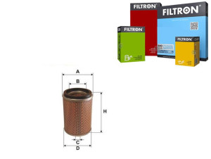 Filtr Powietrza Nissan Terrano 2.7td 93- Filtron