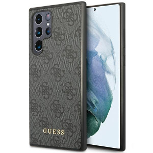 Oryginalne Etui Guess Hardcase 4g Metal Samsung Galaxy S23 Ultra Szary