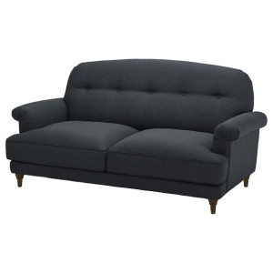 IKEA ESSEBODA Sofa dwuosobowa, Knaback antracyt/brązowy