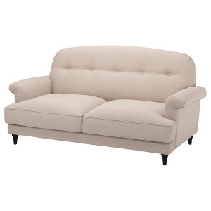 IKEA SSEBODA Sofa dwuosobowa, Knaback jasnobeżowy/brązowy
