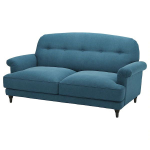 IKEA ESSEBODA Sofa dwuosobowa, Tallmyra niebieski/brązowy