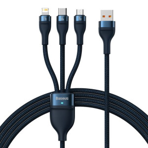 Kabel Flash Series Ii 3 W 1 - Usb Na Typ C, Lightning, Micro Usb - 66w 6a