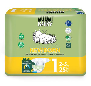MUUMI BABY Pieluszki Jednorazowe 1 Newborn 25 szt