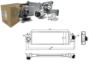 Intercooler Nissan Primastar Opel Vivaro A Renault