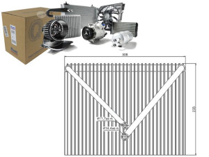 Parownik Klimatyzacji Volvo S60 I S70 S80 I V70 Ii
