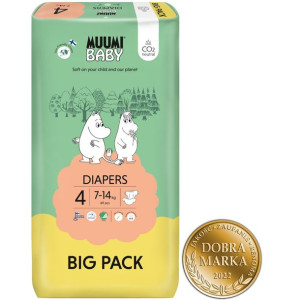 MUUMI BABY Pieluszki 4 69 szt. EKO BIG PACK