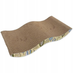 Magic Cat Wave 3 Kartonowy Drapak Kot 43X22X4cm