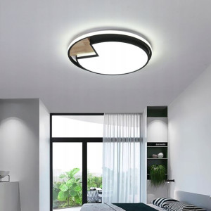 Lampa Led Plafon 50x50cm Barwa Ciepła 69w Bambus