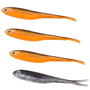 Zestaw Przynęt Gumowych Dam Effzett V-Tail 10cm Łowienie Spinning Prezent